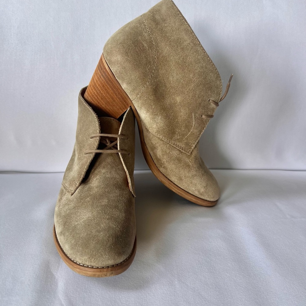 Women's Madewell 1937 Tan Suede Ankle Boots